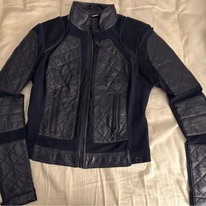 Blanc noir navy blue jacket